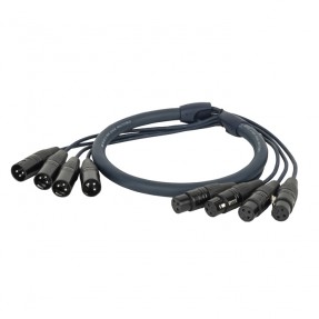 DAP Audio DMX Snake 4-way 3-pin XLR - 15 m - 1