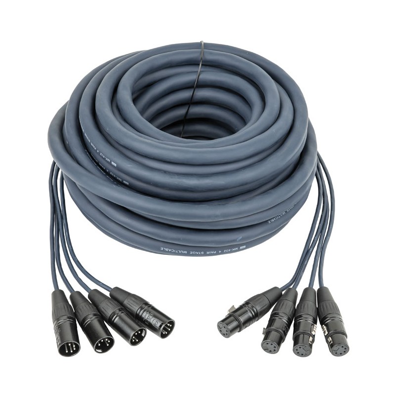 DAP Audio DMX Snake 4-way 5-pin XLR - 50 m - 1
