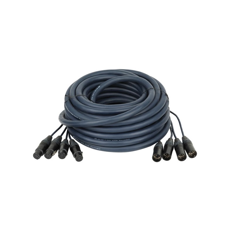 DAP Audio Neutrik DMX Snake 4-way 5-pin XLR - 20 m - 1 DAP Audio Neutrik DMX Snake 4-way 5-pin XLR - 20 m - 1