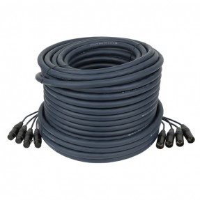 DAP Audio Neutrik DMX Snake 4-way 5-pin XLR - 50 m - 1