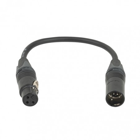 DAP Audio 3-pin female to 5-pin male DMX adapter, Neutrik XX - 1