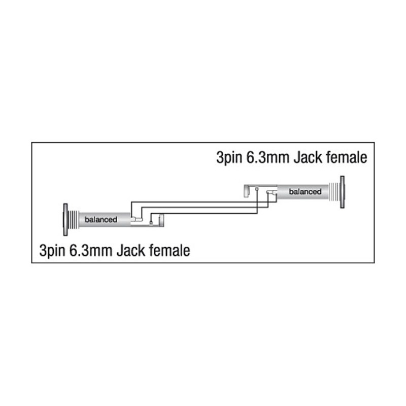 DAP Audio XGA03 - Jack/F to Jack/F - 2