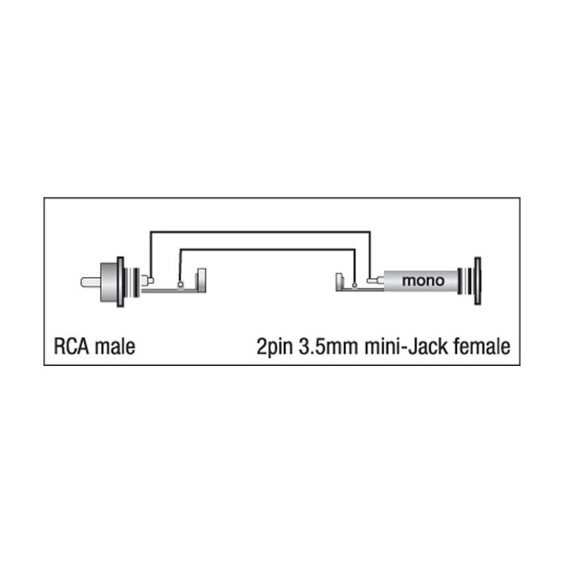DAP Audio XGA04 - RCA/M to mini-jack/F - 2 DAP Audio XGA04 - RCA/M to mini-jack/F - 2