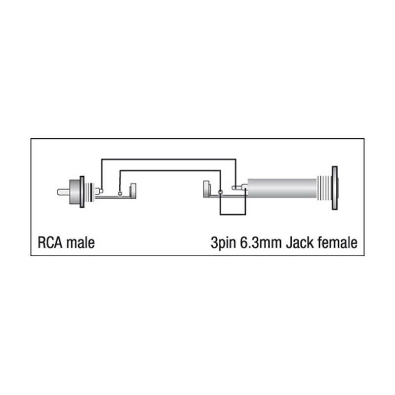 DAP Audio XGA05 - RCA/M to Jack/F - 2 DAP Audio XGA05 - RCA/M to Jack/F - 2