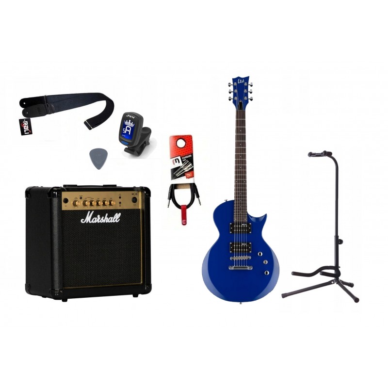 Gitara Elektryczna + Wzmacniacz 15W Kabel Zestaw 660 - 1 Gitara Elektryczna + Wzmacniacz 15W Kabel Zestaw 660 - 1