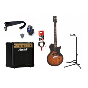 Gitara Elektryczna + Wzmacniacz 15W Kabel Zestaw 661 - 1