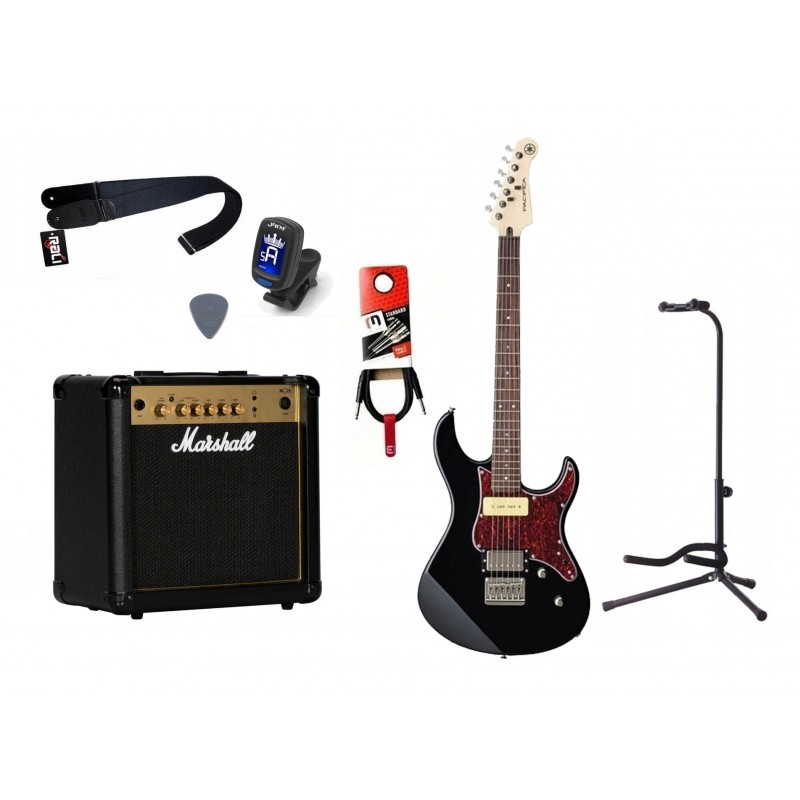 Gitara Elektryczna + Wzmacniacz 15W Kabel Zestaw 670 - 1 Gitara Elektryczna + Wzmacniacz 15W Kabel Zestaw 670 - 1