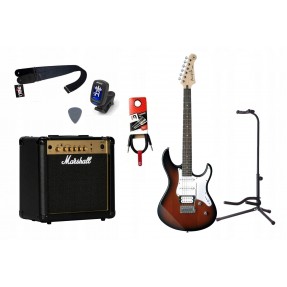 Gitara Elektryczna + Wzmacniacz 15W Kabel Zestaw 681 - 1