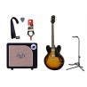 Gitara Elektryczna + Wzmacniacz 15W Kabel Zestaw 687 - 1