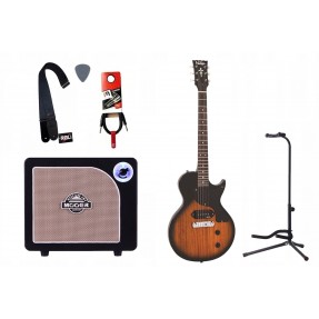 Gitara Elektryczna + Wzmacniacz 15W Kabel Zestaw 714 - 1