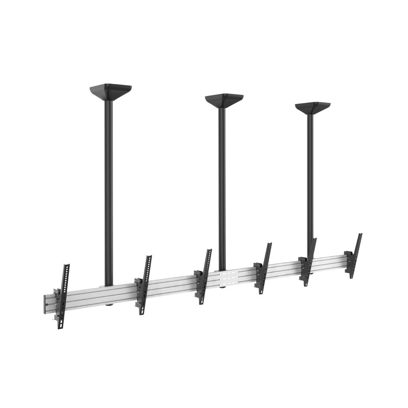 Showgear PCM4555L-3 Triple Screen Ceiling Mount Long - 1 Showgear PCM4555L-3 Triple Screen Ceiling Mount Long - 1