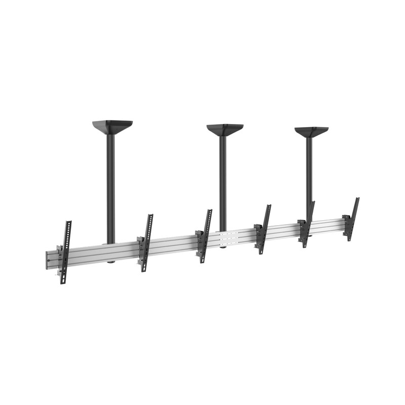 Showgear PCM4555S-3 Triple Screen Ceiling Mount Short - 1 Showgear PCM4555S-3 Triple Screen Ceiling Mount Short - 1