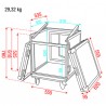 Showgear Combi Case - 8U + 10U - 3