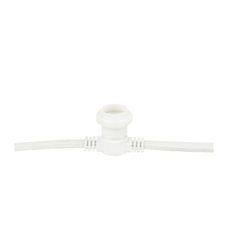 Showgear Festoon Light E27 - 50 cm spacing - white - 50 m - 3