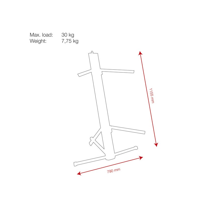 Showgear Keyboard Stand Professional - 2 Showgear Keyboard Stand Professional - 2