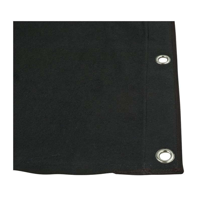 Showgear Backdrop Dekomolton 160 g/m2 - 600x300, black - 3