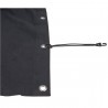 Showgear Backdrop Stagemolton 320 g/m2 - 300x450, black - 3 Showgear Backdrop Stagemolton 320 g/m2 - 300x450, black - 3