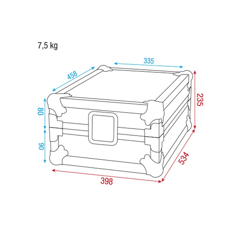 Showgear Case for Pioneer DJM-mixer - 4