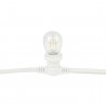 Showgear Festoon Light E27 - 50 cm spacing - white - 20 m - 2