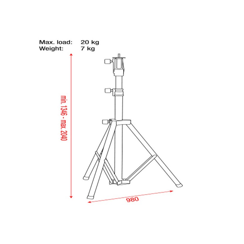 Showgear Follow Spot Stand - 2