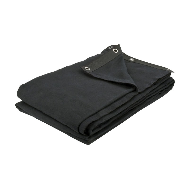 Showgear Backdrop Dekomolton 160 g/m2 - 300x300, black - 1