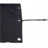 Showgear Backdrop Dekomolton 160 g/m2 - 300x300, black - 4