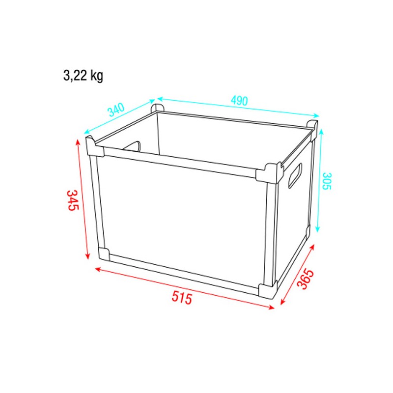 Showgear Stack Case Value Line - H4 - 2