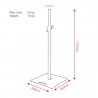 Showgear Speaker Stand with Baseplate - 2 Showgear Speaker Stand with Baseplate - 2