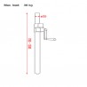 Showgear Windup Speaker Stand - 2 Showgear Windup Speaker Stand - 2