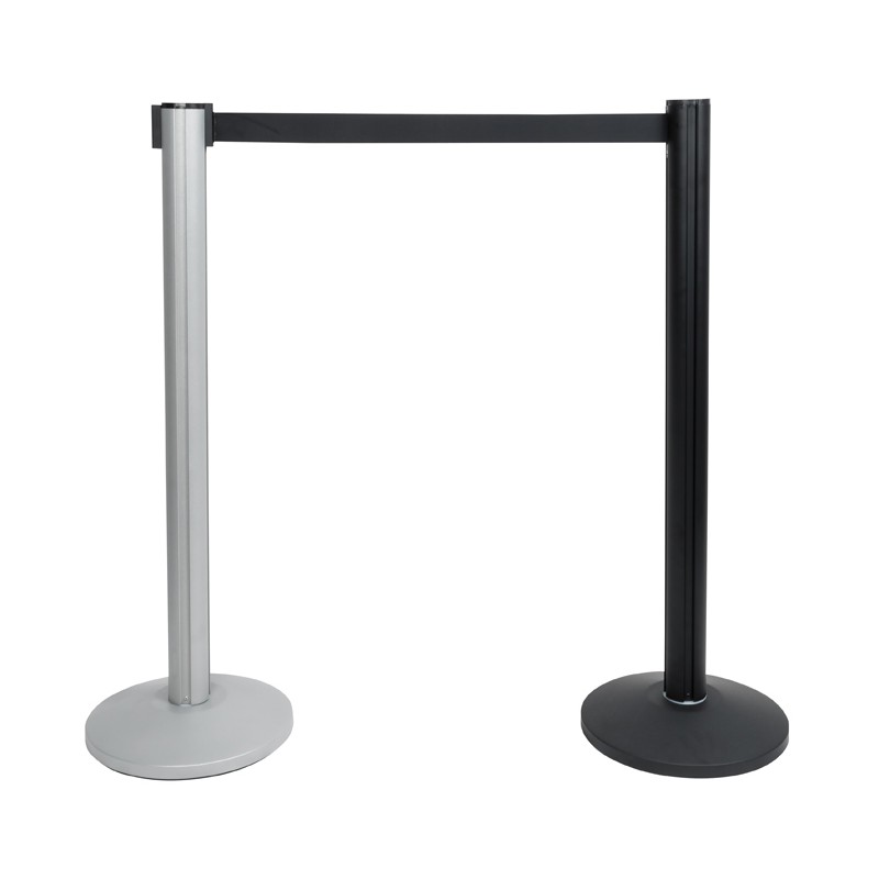 Showgear 2 m Adjustable Crowd Barrier PRO Silver - 2 Showgear 2 m Adjustable Crowd Barrier PRO Silver - 2