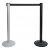 Showgear 2 m Adjustable Crowd Barrier PRO Silver - 2 Showgear 2 m Adjustable Crowd Barrier PRO Silver - 2