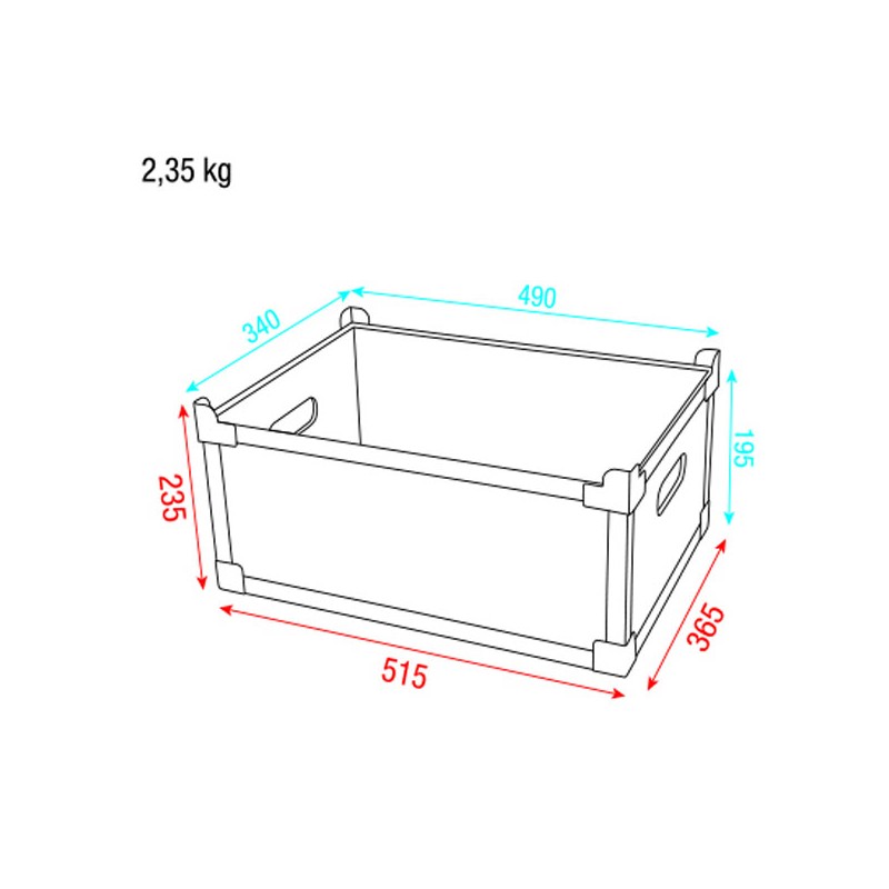 Showgear Stack Case Value Line - H2 - 2