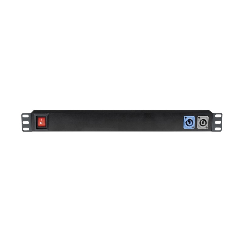 Showgear 19" 1U Socketstrip 7 With powerCON input - 1 Showgear 19" 1U Socketstrip 7 With powerCON input - 1