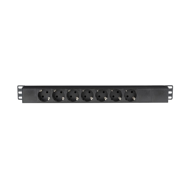 Showgear 19" 1U Socketstrip 7 With powerCON input - 2 Showgear 19" 1U Socketstrip 7 With powerCON input - 2