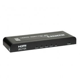 Showgear HDMI 2.0 Splitter 1 in 4 out - 1