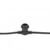 Showgear Festoon Light E27 - 100 cm spacing - black - 10 m - 3