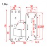 Showgear Compact Speaker Wall Bracket - white - 4 Showgear Compact Speaker Wall Bracket - white - 4