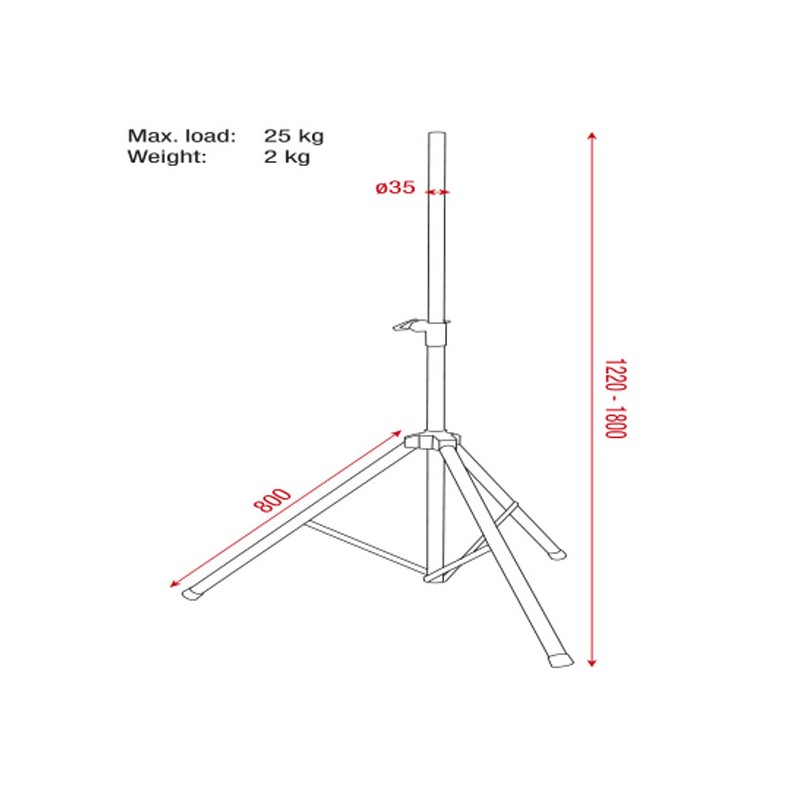Showgear Speaker Stand - 2 Showgear Speaker Stand - 2