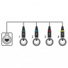 Showgear CS-4M/5 - 4-channel DMX shuttle snake via network cable - 2 Showgear CS-4M/5 - 4-channel DMX shuttle snake via network cable - 2