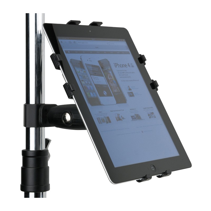Showgear iPad Holder For Microphone Stand - 3 Showgear iPad Holder For Microphone Stand - 3