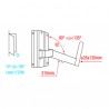Showgear Adjustable Speaker Bracket 35 mm (D8413) - 4
