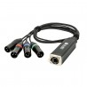 Showgear CS-4M/3 - 4-channel DMX shuttle snake via network cable - 1 Showgear CS-4M/3 - 4-channel DMX shuttle snake via network cable - 1