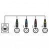 Showgear CS-4M/3 - 4-channel DMX shuttle snake via network cable - 2 Showgear CS-4M/3 - 4-channel DMX shuttle snake via network cable - 2