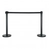 Showgear 2 m Adjustable Crowd Barrier Black - 2 Showgear 2 m Adjustable Crowd Barrier Black - 2