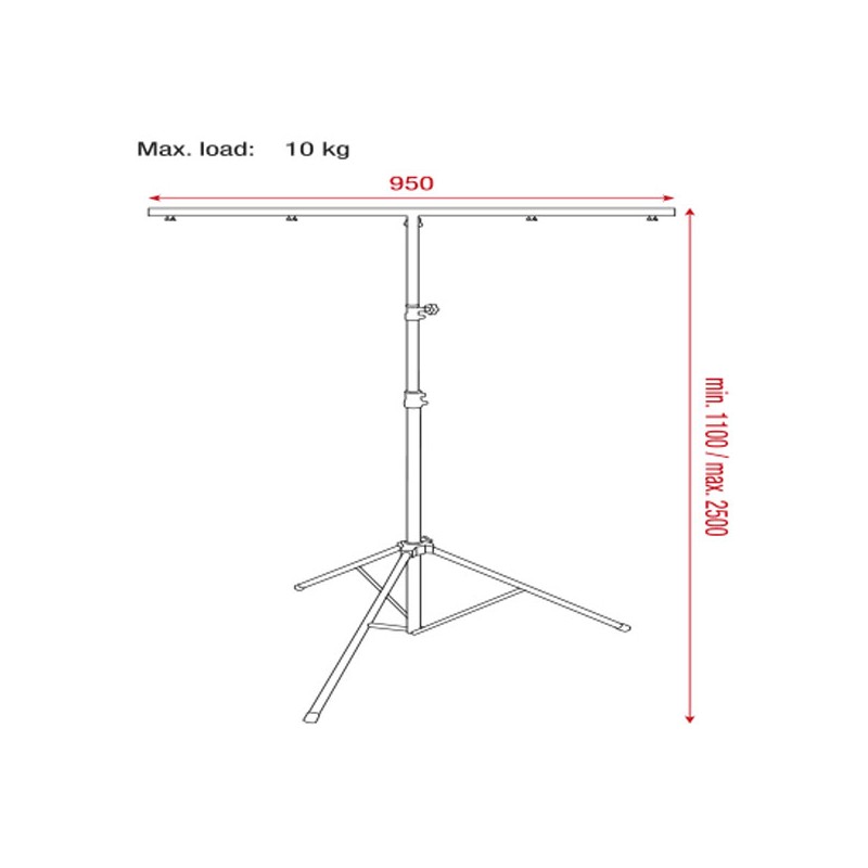 Showgear Light Stand ECO (10 kg) - 2