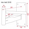 Showgear Speaker Wall Bracket 35 mm - 2 Showgear Speaker Wall Bracket 35 mm - 2