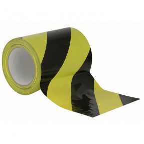 Showgear Floor-Marking Tape - black/yellow, 150 mm/33 m - 1