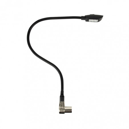 Showgear GooseLight XLR, CW - 40 cm, 4-pin Right-angled - 1
