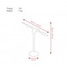 Showgear Desk Microphone Stand - 390-600 mm - 2 Showgear Desk Microphone Stand - 390-600 mm - 2