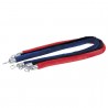 Showgear Velvet Rope Silver Hook - blue - 2